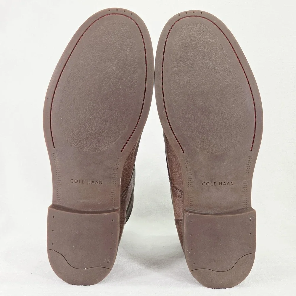 Cole Haan Shoes Mens 11 Brown Leather Curtis Chukka Boots Ankle Lace Up Casual